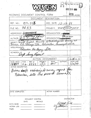 Locker closing letter to bank - INCOMING DOCUMENT CONTROL FORM DOCUMENT ... - lm doe