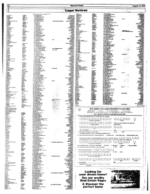 Unclaimed Property Claim Form