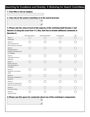 Evaluation Form Template Word from www.pdffiller.com