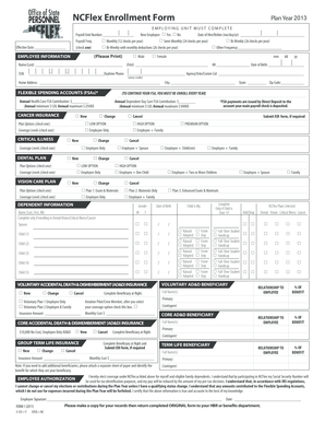 NCFlex Enrollment Form
