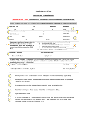 I-9 Form Employee Verification