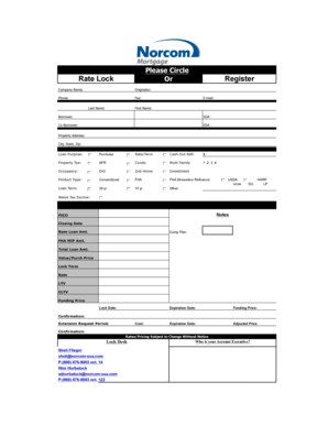 Mortgage Loan Application Form