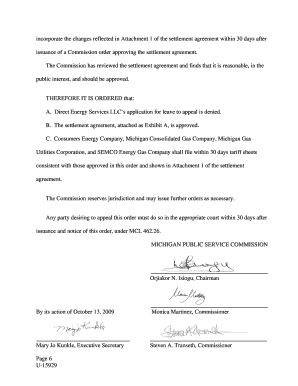 Apology form - initiate a contested case proceeding involving - efile mpsc state mi