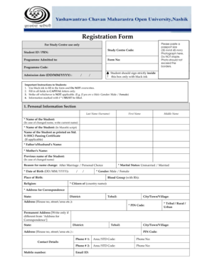 Student Registration Form