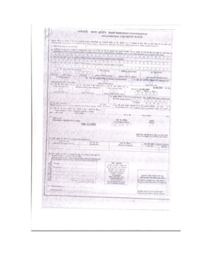 Common Application Form for Recruitment