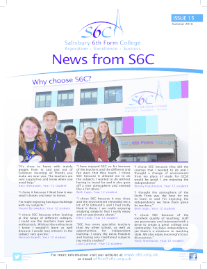 A4 size lined paper pdf - Salisbury 6th Form College News from bS6Cb - s6c org