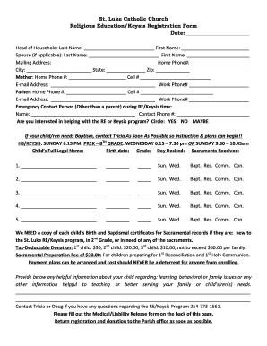 Prek diploma - RE Registration Form 2015.docx - slparish