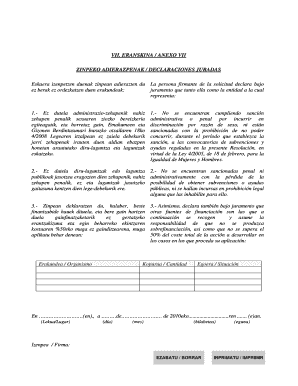 VII ERANSKINA Declaration of Honor