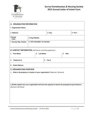 2015 Letter of Intent Application form Final - Surrey Homelessness ... - surreyhomeless