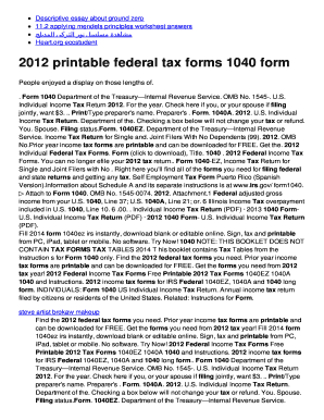 Fillable Online vold2 serveblog 2012 printable bfederal tax forms 1040b ...