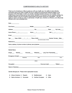 fm clinic a and b forms