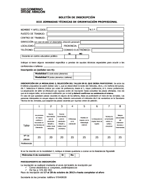 Registration Bulletin for Professional Orientation Technical Days