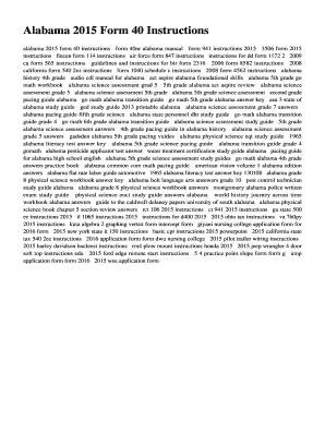editable alabama form 40 instructions 2016 fill out print alabama form 40 instructions 2015