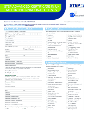 Fillable Online step Course brochure - STEP Fax Email Print - pdfFiller