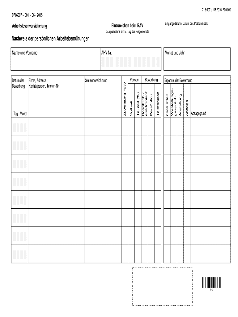 arbeitssuche rav