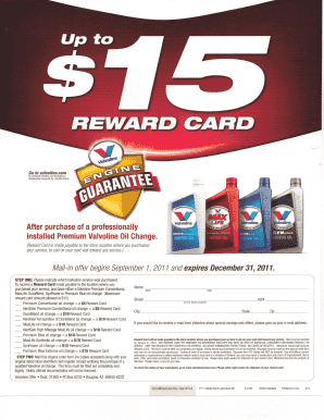 Fillable Online Installed Premium Valvoline OilChange - bKaspersKornerb ...
