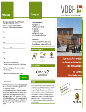 Verband Deut- Betreiber- scher Biomas- Stammtisch