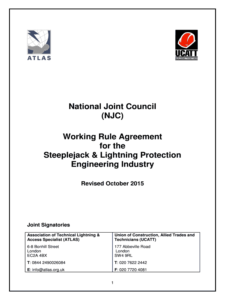 Fillable Online National Joint Council Fax Email Print pdfFiller