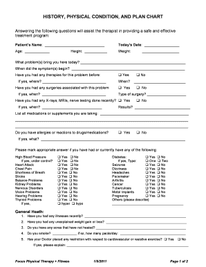 Weight chart by age - HISTORY, PHYSICAL CONDITION, AND PLAN CHART Answering the following questions will assist the therapist in providing a safe and effective treatment program: Patients Name: Todays Date: Age: Weight: Height: What problem(s) bring you here