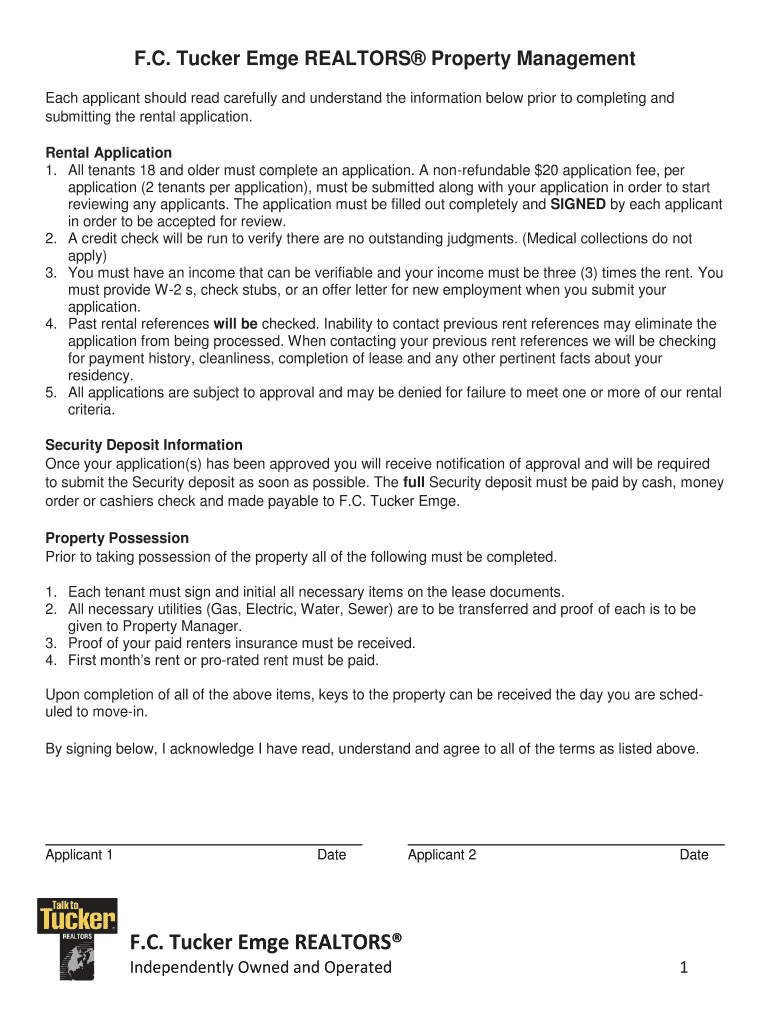 fc tucker rentals Preview on Page 1