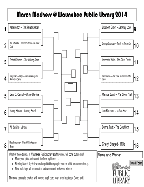 22 Printable single elimination bracket Forms and Templates - Fillable ...