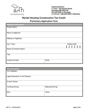 online rental application form