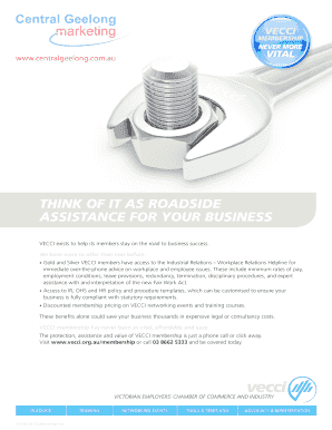 THINK OF IT AS ROADSIDE ASSISTANCE FOR YOUR BUSINESS