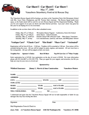 Car Show Form - strawberryfestivalbvancebororescuesquadbbcomb