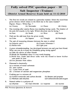 District Armed Reserve Exam held on 11-12-2010 - talentacademy co