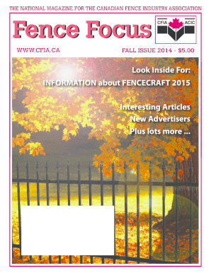 Look Inside For INFORMATION about FENCECRAFT 2015