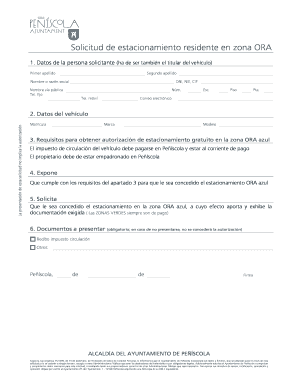 Resident Parking Application