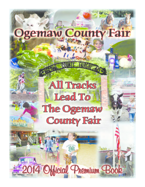 Ogemaw county fair exibit registration form