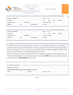 LIMPIEZA Y DESBROCE Declaracin Responsable MOD Solicitud 33 - losrealejos