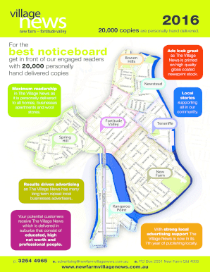 Best noticeboard - New Farm Village News