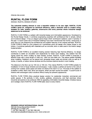 BRUNTALb FLOW FORM