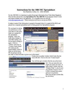 Tv show running order template - Template for the 1004 Addendum - bdonsappraisalsbbcomb