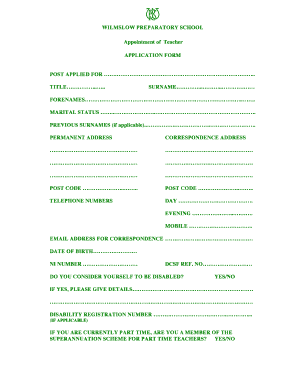 Form preview