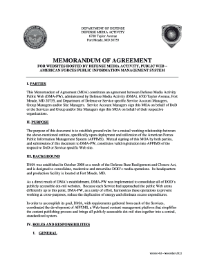 Moa air force - Memorandum of agreement - II Marine Expeditionary Force