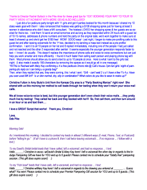 Thanks to Director Rachel Bullock in the Pike Area for