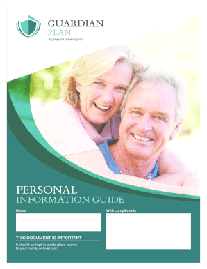 Guardian Plan Personal Information Guide
