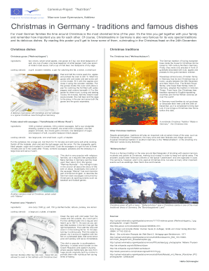 Comenius-Project "Nutrition"