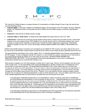 A la au aux worksheet - The Internal Medicine and Pediatric Clinics Well Child Check and Immunization Policy