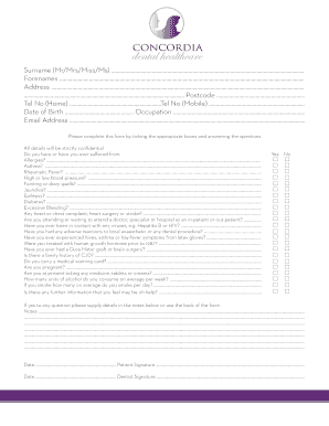 Form preview