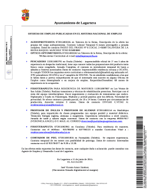 Public Job Offers in Spain