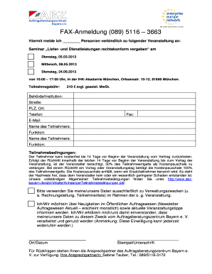 AnmeldungSeminarVOLrechtskonform2013