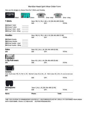 Meridian Hawk Spirit Wear Order bFormb T-Shirts Hoodies Polos Zip bb - meridianhawks