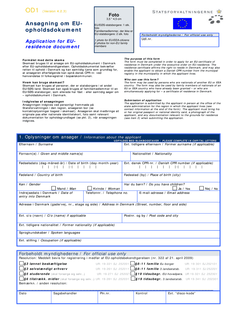 od1 form Preview on Page 1