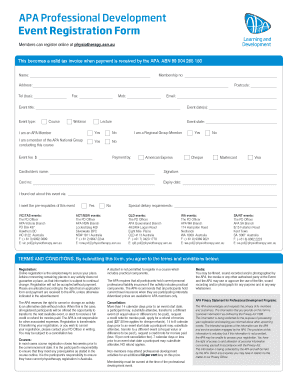 Fillable Online LD Event Registration Form Fax Email Print - pdfFiller