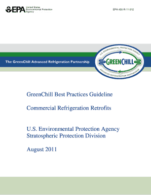 GreenChill Best Practices Guidelines Commercial Refrigeration Retrofits - epa