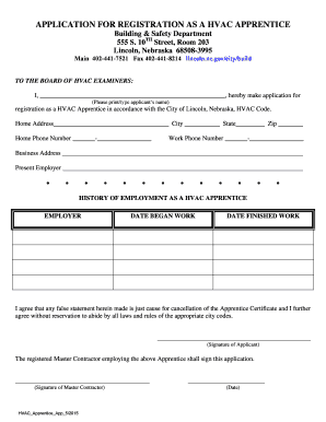 APPLICATION FOR REGISTRATION AS A HVAC APPRENTICE.doc